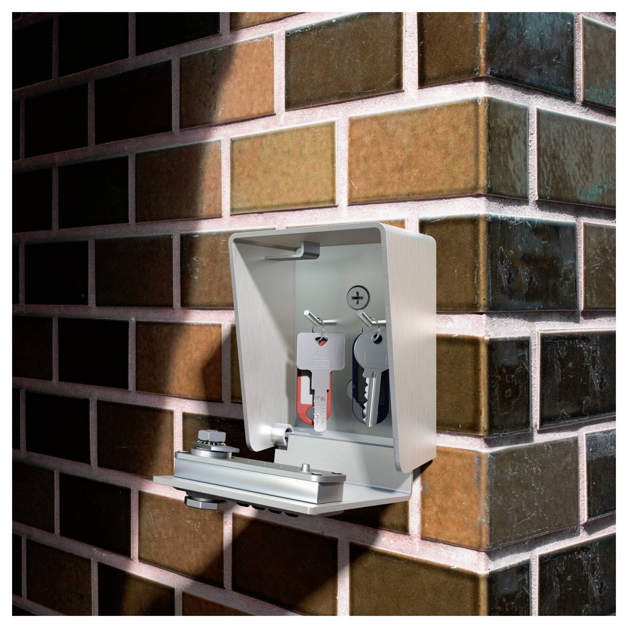 Nowoczesny hol z marmurkową podłogą, zabudowanymi szafkami, okrągłym lustrem nad stolikiem konsoli i miękkim oświetleniem wpustowym prowadzącym do strefy dziennej.