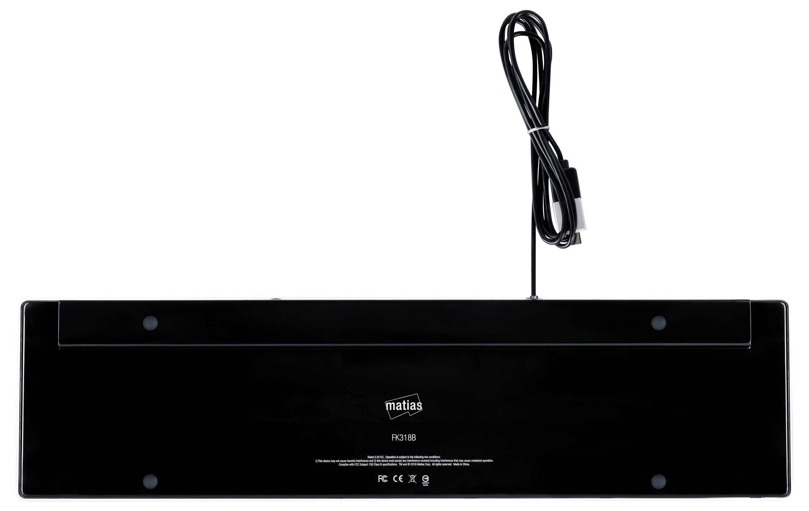 Klawiatura Matias FK318B Wired Aluminium Keyboard for Mac Angielska US, QWERTY, Mac-2