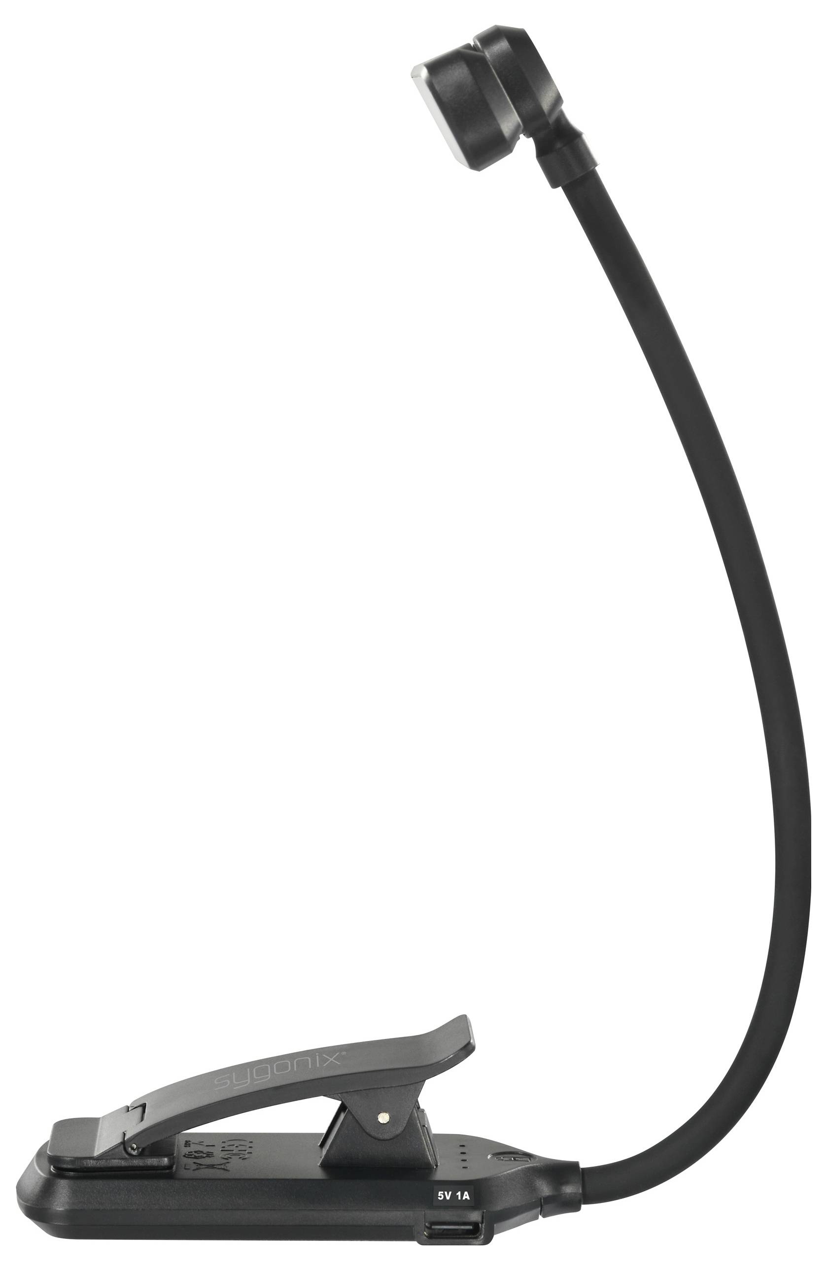 Лампа настільна Sygonix SY-6748338 1 Вт чорна 60 лм