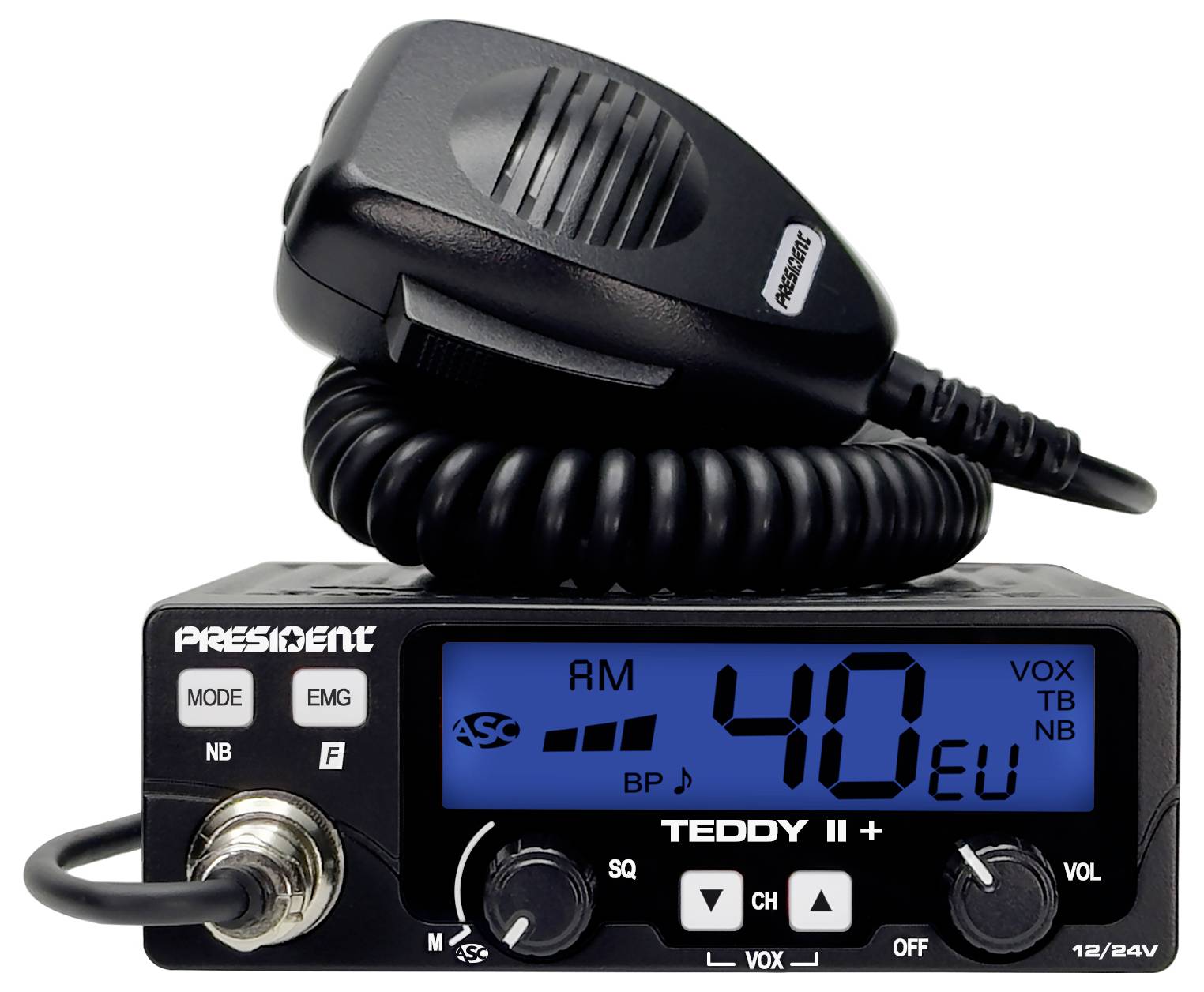 Президент TEDDY II + TXPR376 CB-радіостанція