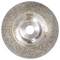 Okrągła tarcza diamentowa do cięcia z brokatowymi srebrnymi krawędziami z napisem 'Koń', numer seryjny D852. Odpowiednia do prędkości obrotowej do 10200 obr./min.