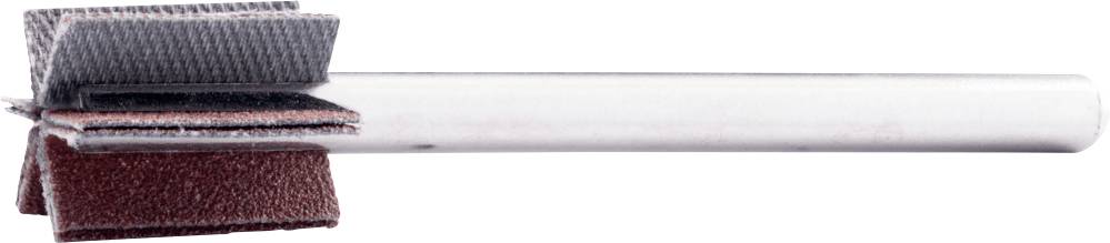 ІНСТРУМЕНТИ PFERD 44403250 PFERD Korund Fächerschleifer F Ø 15x20mm Shaft-Ø 6 mm Länge 60 mm Lamellen 6x2 Lamellen A120 für Finish