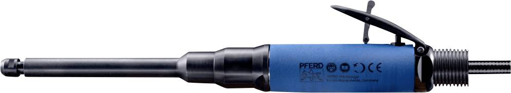 Elektryczna szlifierka prosta w niebieskiej obudowie z czarną głowicą szlifierską, odpowiednia do precyzyjnego szlifowania i ostrzenia.