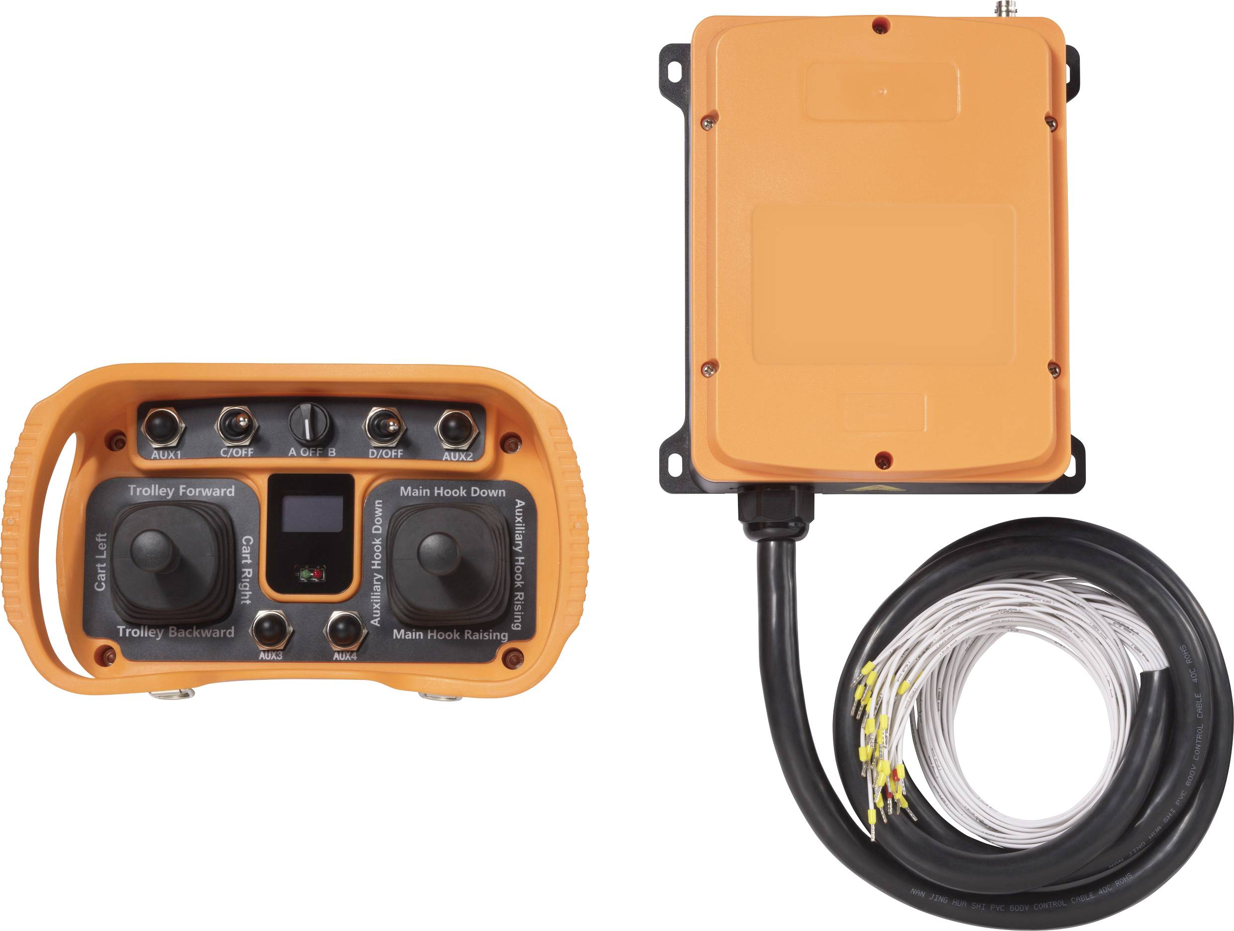 TRU COMPONENTS TC-13502024 Промисловий пульт дистанційного керування з радіоприймачем, джойстик, 12 - 24 В