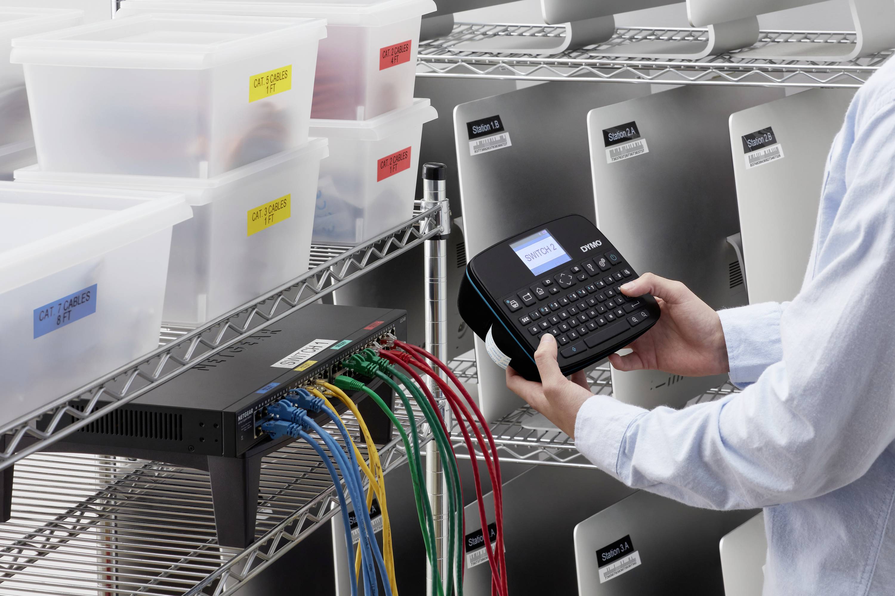 Пристрій для маркування DYMO 2202105, підходить для стрічки: D1