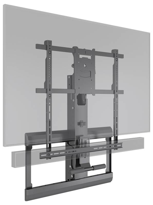 Uniwersalny metalowy uchwyt naścienny do telewizora z regulowanymi ramionami, odpowiedni dla dużych telewizorów plazmowych lub LCD.