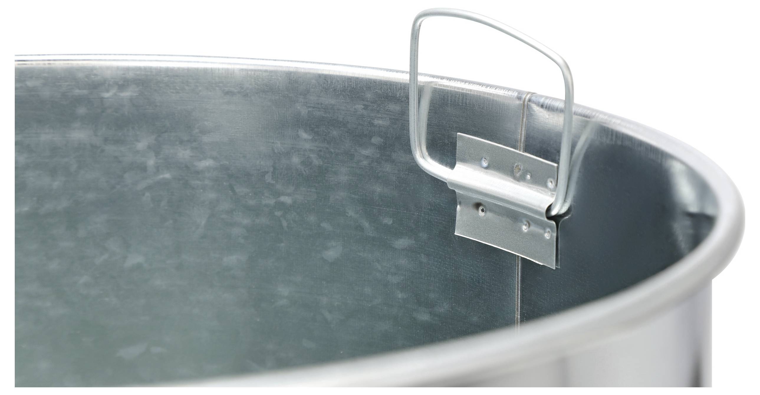 Elevar SP-SWB-001 SP-13503828 Pojemnik na odpady 50 l (Ø x W) 380 mm x 730 mm stal nierdzewna aluminiowy (satynowy) 1 sz-4