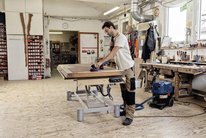 Акумуляторна ексцентрикова шліфувальна машина Bosch Professional GEX 18V-150-3 0601372903