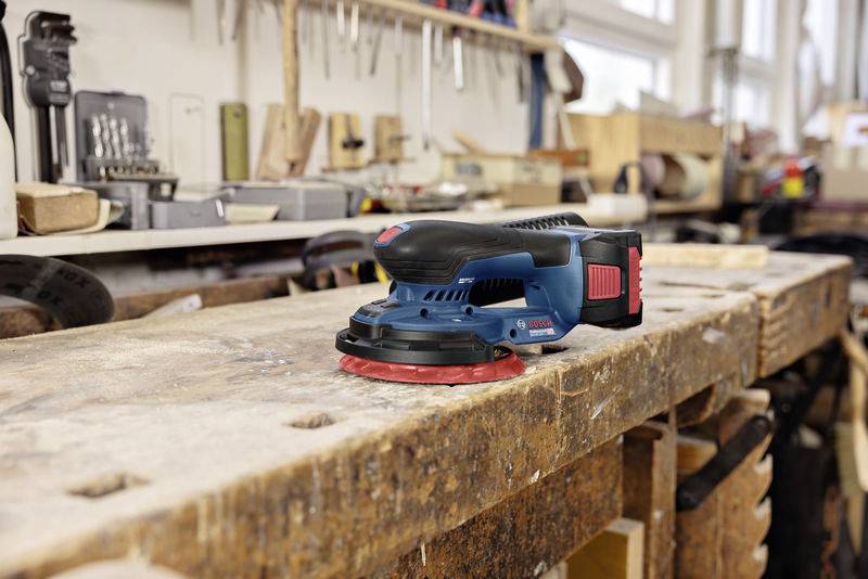 Акумуляторна ексцентрикова шліфувальна машина Bosch Professional GEX 18V-150-3 0601372904