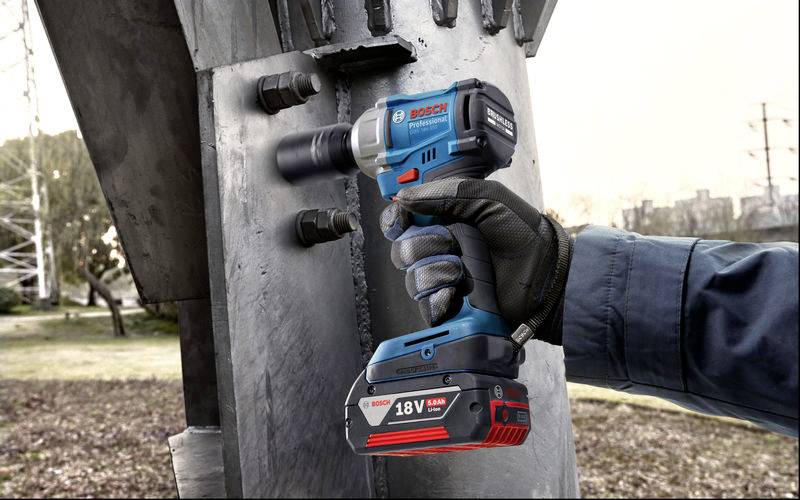 Bosch Professional GDS 18V-350 06019M5020 Акумуляторний ударний гайковерт 350 Нм 18 В
