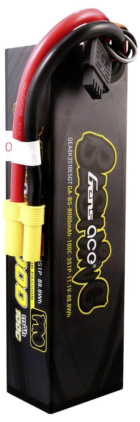 Акумулятор передавача Gens ace (LiPo) 11,1 В 8000 мАг у твердому корпусі EC5