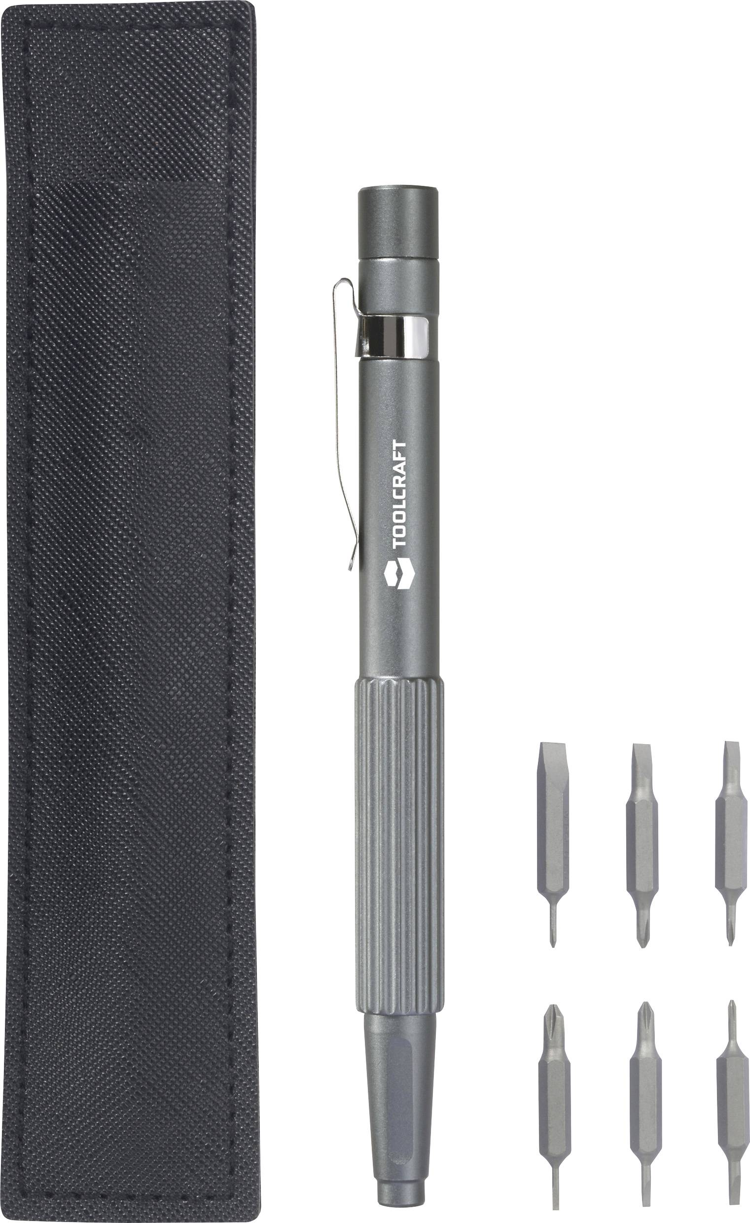 Викрутка TOOLCRAFT TO-101298 з 12 бітами, 1 шт.