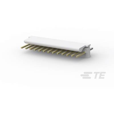 Wtyk z jedenastu złotymi stykami i białą obudową, odpowiedni do urządzeń elektronicznych; logo w prawym dolnym rogu.