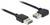 Dwa kable USB 3.0 A z wtyczkami, jeden prosty, drugi kątowy, na białym tle.