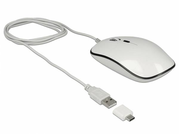 Mysz USB Delock 12532 3200 dpi