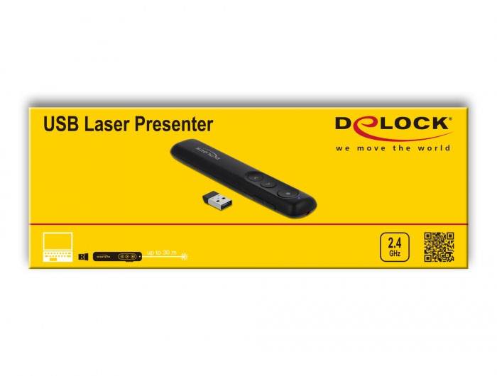 Prezenter Bluetooth Delock 64092 ze wskaźnikiem laserowym-5