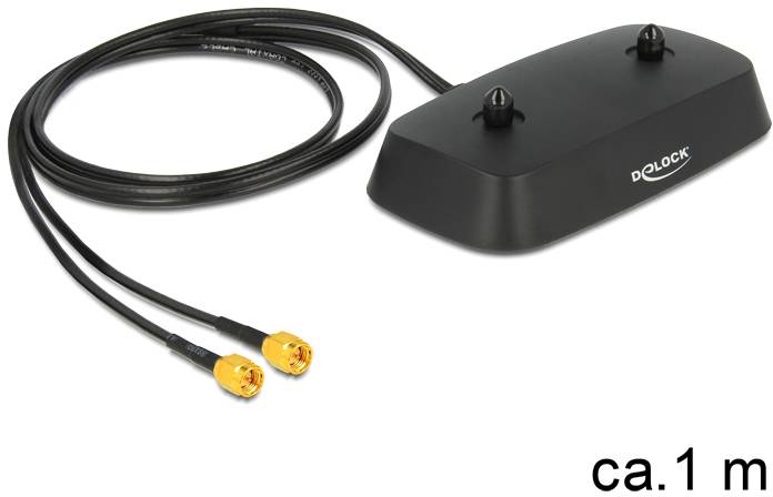 Delock 88739 88739 Podstawka magnetyczna anteny WLAN-2