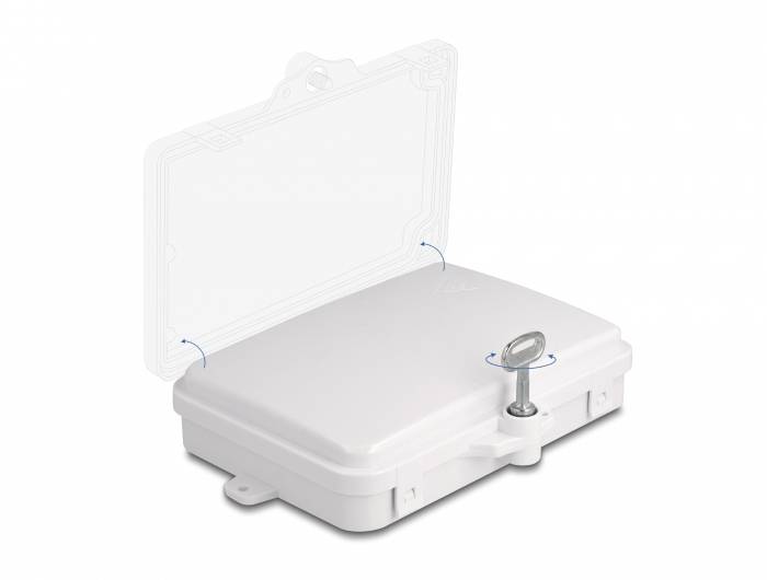 Delock 87901 Złącze żeńskie do światłowodu biały 1 szt.-1