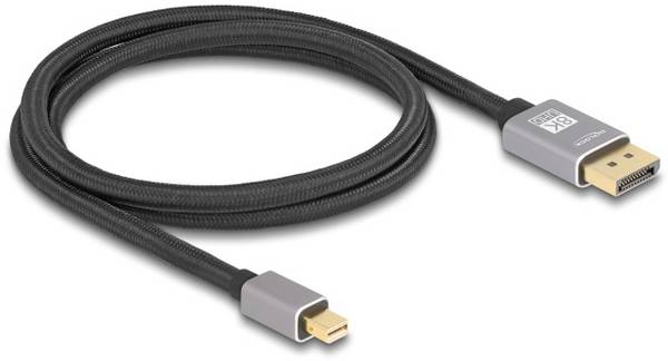 <br> Delock<br> DisplayPort / Mini DisplayPort<br> kabel<br> Złącze Mini DisplayPort, Złącze DisplayPort<br> 1 m<br> szary<br> 81091<br> 8K UHD, potrójne ekranowanie, styki pozłacane <br> Kabel DisplayPort<br>