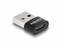 Adapter USB z czarną obudową, konwertujący złącze z USB-A na USB-C.