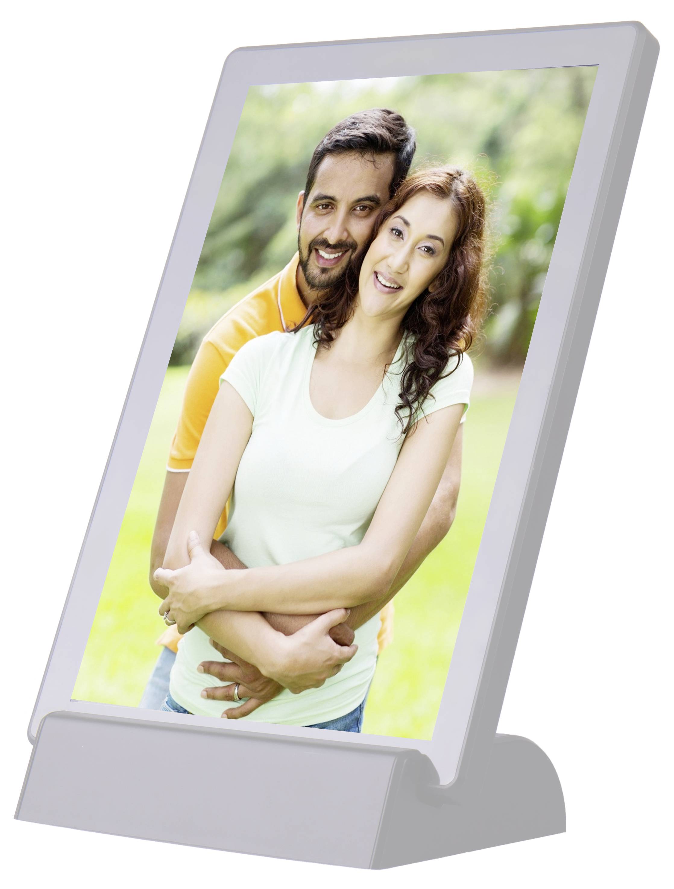 Цифрова фоторамка Denver PFF-1070W 25,7 см 10,1 дюйма 1280 x 800 пікселів 16 ГБ Біла