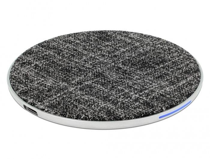 Індуктивний зарядний пристрій Delock 1.1 A 65919 65919 Тип виходу: USB-C (мама), чорний, сірий