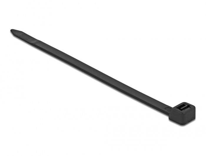 Delock 18991 Opaska kablowa czarny 10 szt.-1