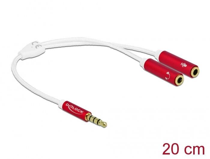 Audio kabel Delock 66519 66519, Jack, 0.2 m-2