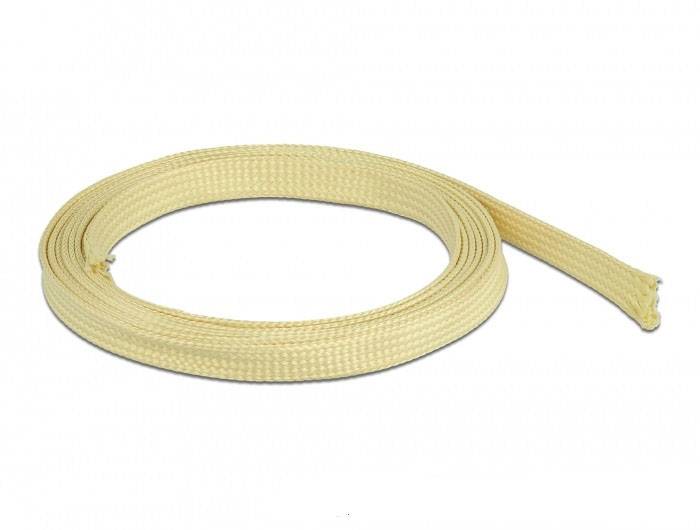 Delock 20799 20799 Wąż zbrojony żółty włókna aramidowe 2 m 7 do 13 mm 1 szt.-0