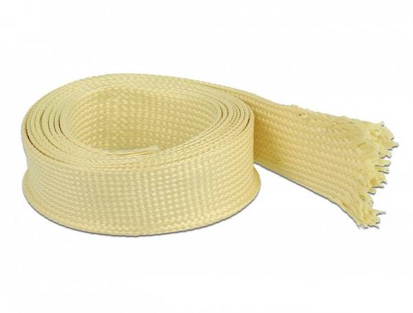 Delock 20801 20801 Wąż zbrojony żółty włókna aramidowe 2 m 18 do 33 mm 1 szt.