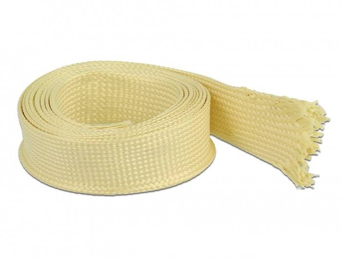 Delock 20801 20801 Wąż zbrojony żółty włókna aramidowe 2 m 18 do 33 mm 1 szt.-1