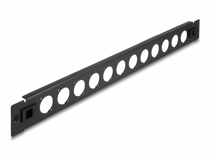 Delock 66900 Patch panel 483 mm (19") 1 U czarny-1