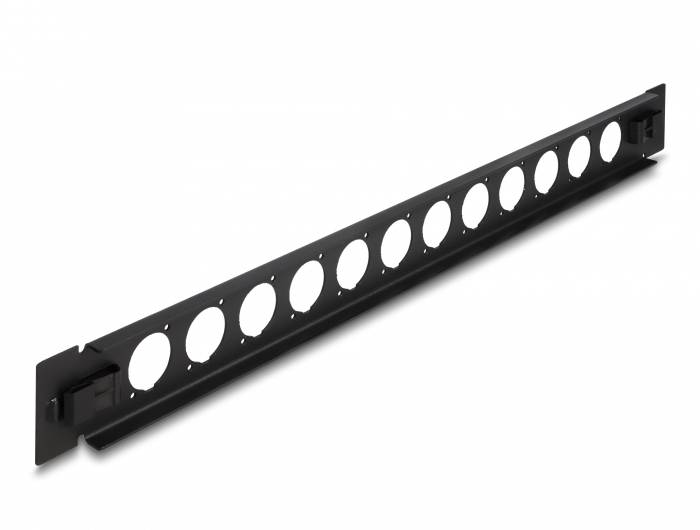 Delock 66900 Patch panel 483 mm (19") 1 U czarny-2