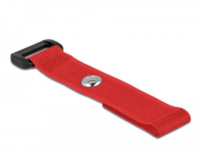 Delock Opaska kablowa na rzepy (D x S) 150 mm x 20 mm czerwony 5 szt.-3