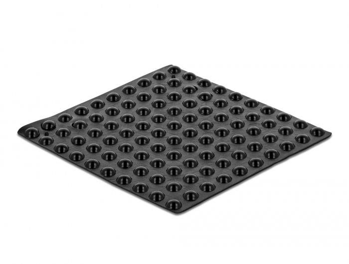 Delock 18306 Podkładka do urządzeń samoprzylepne czarny (S x W) 5 mm x 2 mm 1 szt.-2