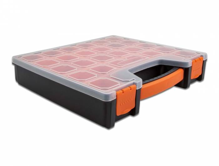 produkt uniwersalny Delock 18420 Pudełko asortymentowe (S x W x G) 272 x 60 x 312 mm Ilość przegród: 14 możliwość wielok-2