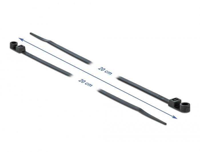 Opaska kablowa Delock 18950, poliamid, 10 szt.-2