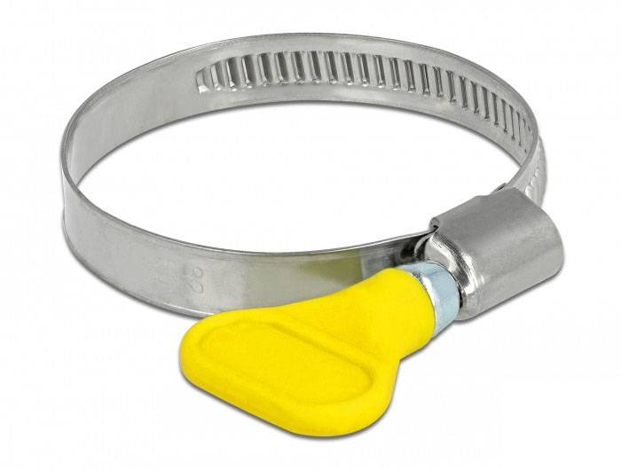 Delock 19517 Opaska zaciskowa na wąż Stal nierdzewna: Tworzywo sztuczne Minimalna średnica wiązki 32 mm Maksymalna średn-0