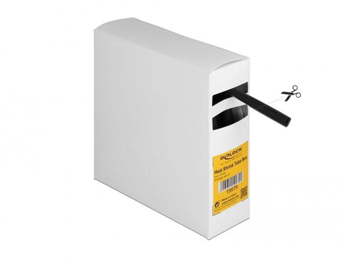 Термоусадочна трубка Delock 19979, 3:1, від 7 мм, 1 шт.
