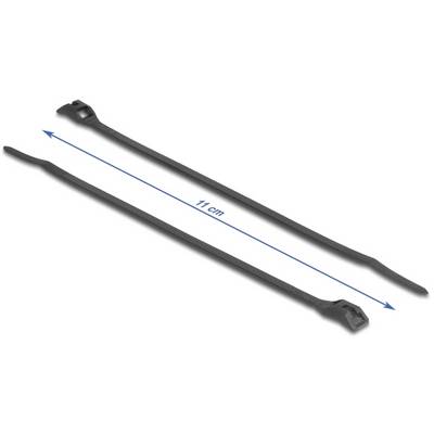 Delock 19465 Opaska kablowa czarny stabilizacja termiczna, konstrukcja elastyczna, Środek zmniejszający palność, produkt-2