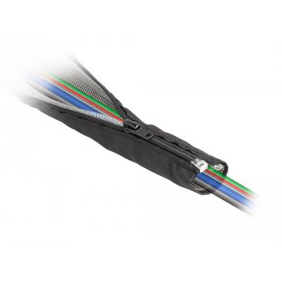 Delock 20845 20845 Wąż zbrojony czarny poliester 1 m 16 mm (max) 1 szt.-0