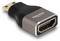 Adapter 'Delock', wtyk Mini DisplayPort na gniazdo HDMI, kompaktowa budowa, metaliczny wygląd. Idealny do przesyłu wideo.