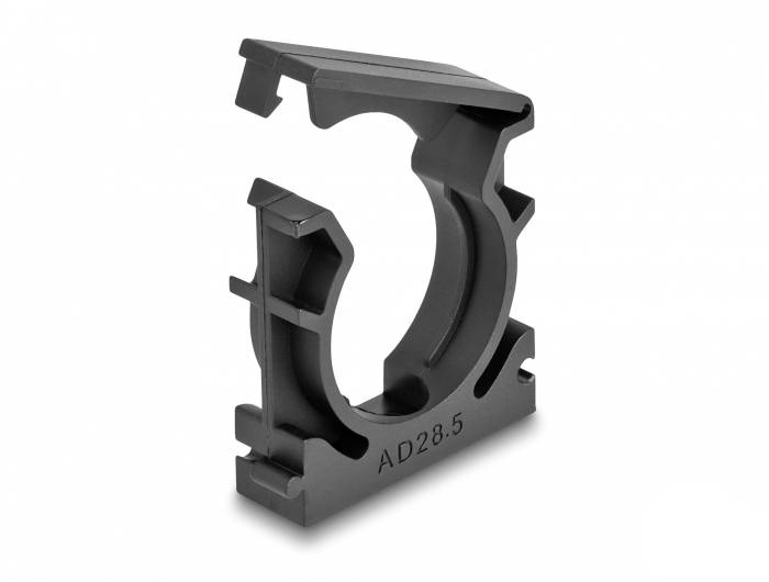 Delock Uchwyt węża kablowego Z przyłączem śrubowym tworzywo sztuczne czarny (Ø x W) 28.5 mm x 16 mm 4 szt. sztuka-1