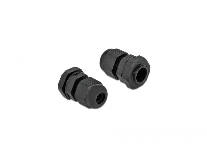 Delock 60192 PG7 tworzywo sztuczne czarny 1 szt.-2