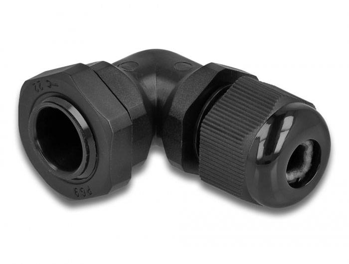 Delock 60294 kątowa PG9 tworzywo sztuczne czarny 1 szt.-1
