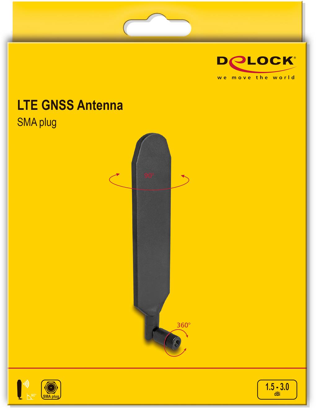 Delock 90103 90103 Antena LTE 3 dBi 2.4 GHz-2