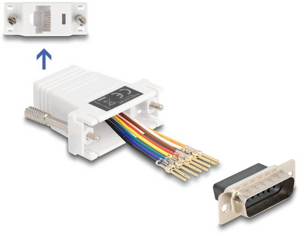 adapter VGA, RJ45 Delock 67108 67108