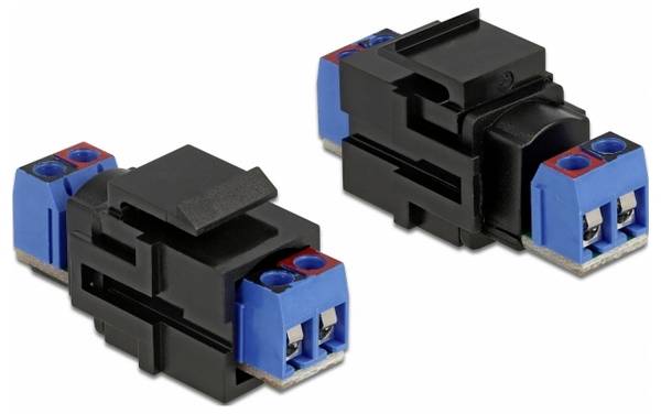 Delock 86867 Moduł instalacji głośników Keystone Kabel 1 szt.
