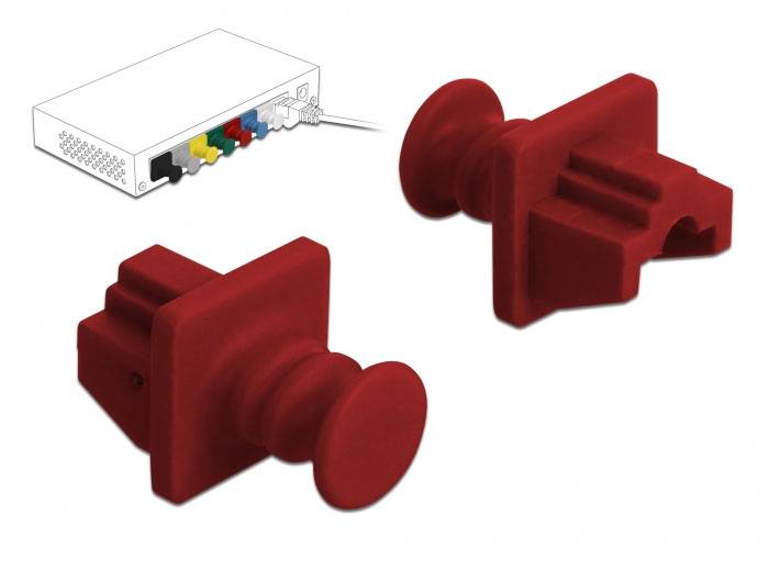 Delock 86510 gniazdo RJ45 Delock 86510 86510 gniazdo wielobarwny 1 szt.-2