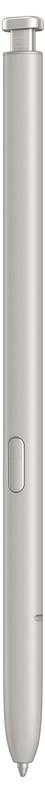 Srebrny rysik w widoku pionowym z widocznym przyciskiem pośrodku, zakończony zaokrągloną końcówką.